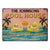 Pool House Couple Soak Up The Sun - Backyard Pool Decor - Personalized Custom Classic Metal Signs