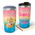 Just A Beachy Kind Of Girl - Gift For Beach Lover - Personalized Custom Triple 3 In 1 Can Cooler