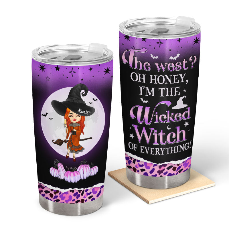 The Wicked Witch Of Everything Chibi - Witch Gifts - Personalized Custom Tumbler