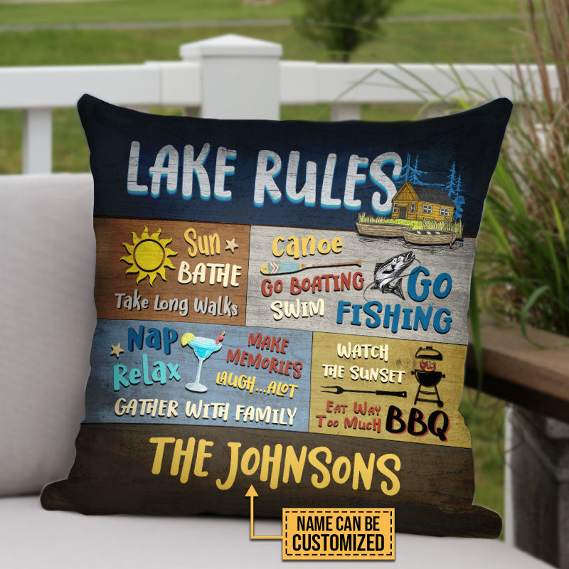 Lake 2024 house pillows