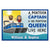 Pontoon Captain And Pontoon Queen Live Here - Personalized Custom Doormat
