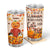 Cat Lovers Autumn Leaves Who Loves Cats And Fall - Personalized Custom Tumbler