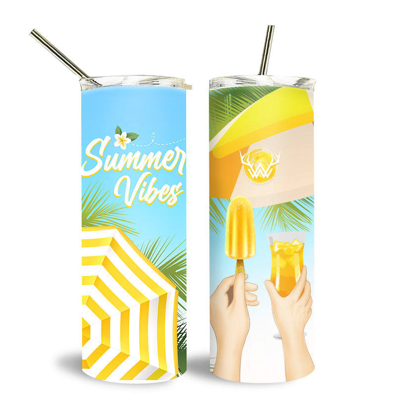 Handcrafted :: Drinkware :: Tumblers :: Summer Vibes Margarita Tumbler