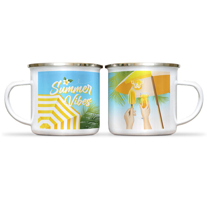 Summer Vibes Campfire Mug - Summer Drinkware Collection