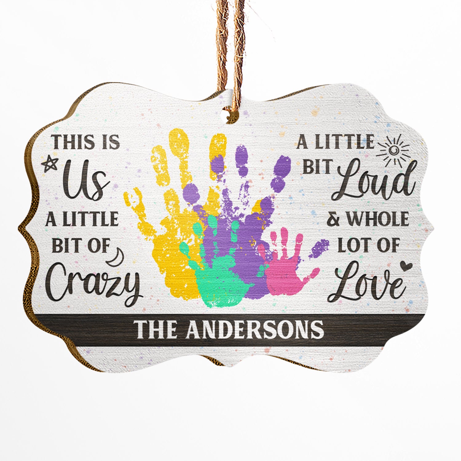 This Is Us Family - Personalized Custom Wooden Ornament