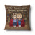 Mother Reading Daughter A Nerd - Personalized Custom Pillow