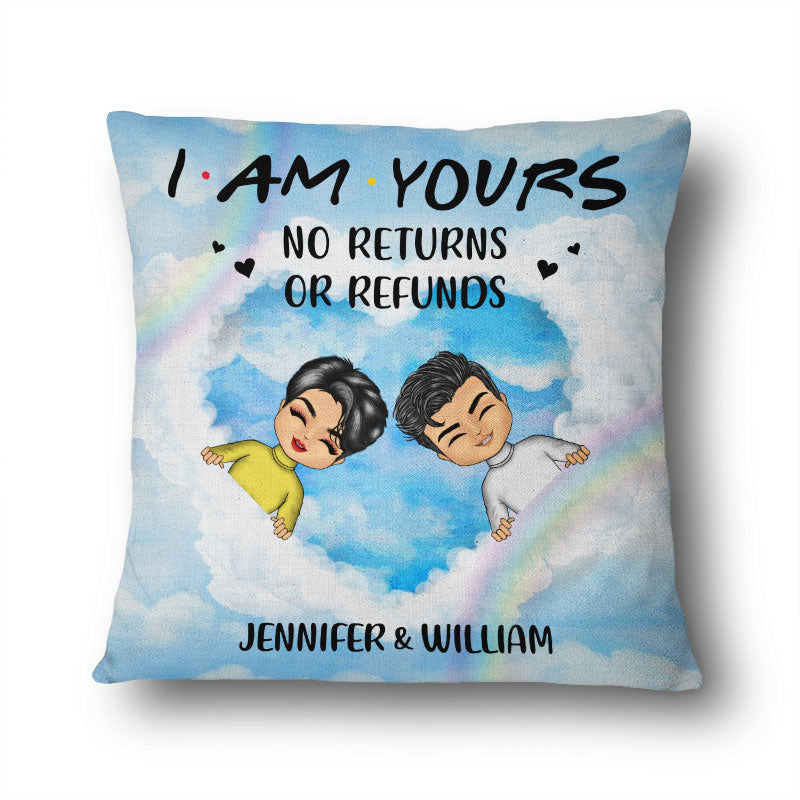 Couple Gift No Returns Or Refunds - Personalized Custom Pillow