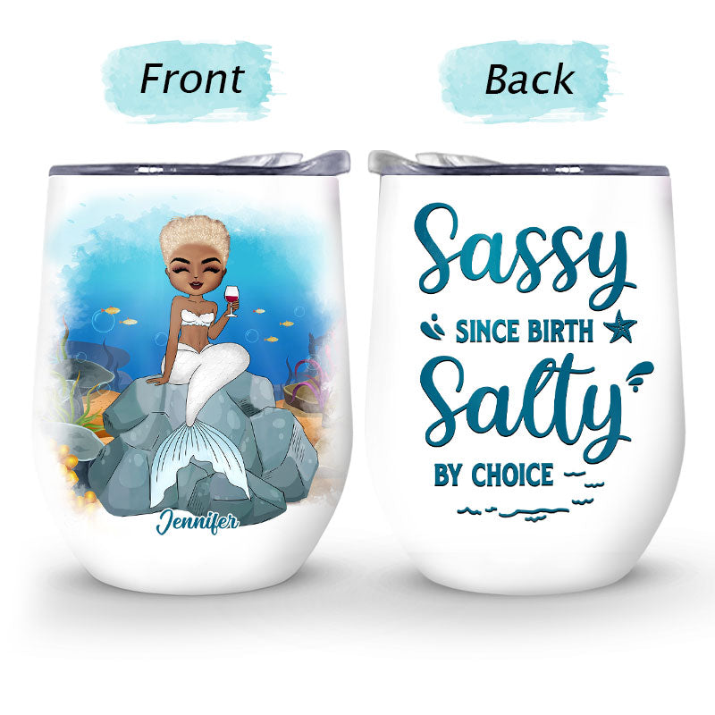 Like Mother Like Daughter Chibi - Personalized Wine Tumbler