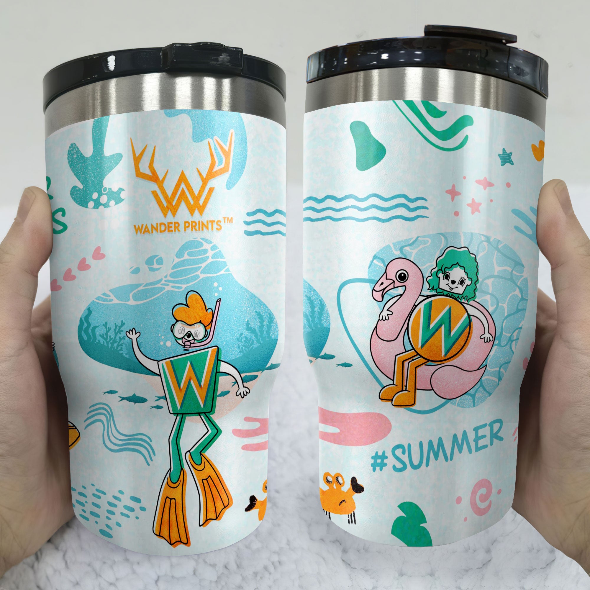 Might Be Water - Personalized Custom Triple 3 In 1 Can Cooler - Wander  Prints™
