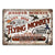 Witch Flying Monkey Delivery Service Custom Classic Metal Signs