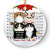We Knocked Down - Gift For Cat Lovers - Personalized Custom Circle Ceramic Ornament