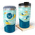 Wave Triple 3 In 1 Can Cooler - Summer Drinkware Collection