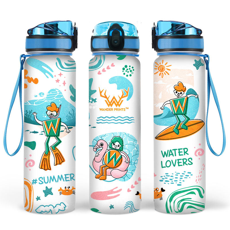 Wandering Water Tracker Bottle - Summer Drinkware Collection - Wander ...