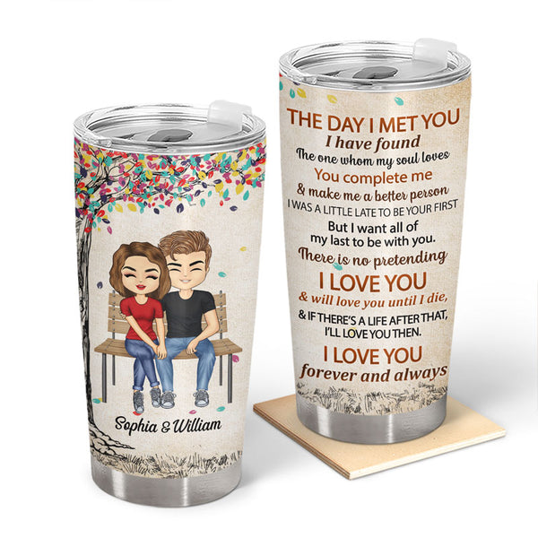 Family Couple The Day I Met You - Couple Gift - Personalized Custom Tu -  Wander Prints™