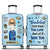 Find What You Love And Let It Save You - Birthday Gift For Him, Her, Traveling, Vacation Lovers - Personalized Custom Luggage Cover