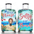 Salty Lil' Beach - Gift For Beach Lovers - Personalized Custom Luggage Cover