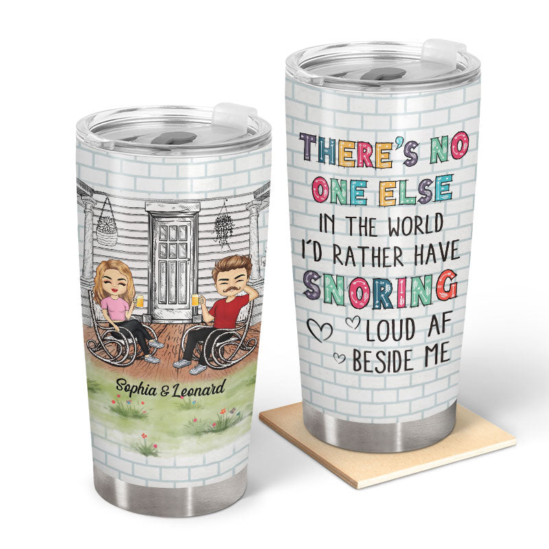 I Would Rather - Gift For Couples - Personalized Custom Tumbler