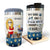 My Dog And I Talk About You - Personalized Custom Triple 3 In 1 Can Cooler