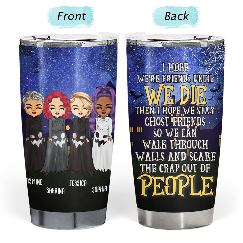 Ghost Personalized Halloween Acrylic Double Wall Tumbler