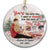 Annoy For The Rest Of My Life - Christmas Couple Gift - Personalized Custom Circle Ceramic Ornament