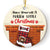 Dog Lovers Sock Have Yourself A Furry Little Christmas - Personalized Custom Circle Ceramic Ornament
