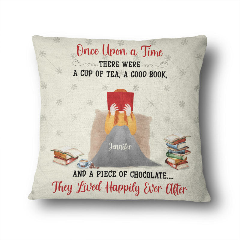 They Lived Happily Ever After - Gift For Book Lovers - Personalized Custom Pillow