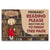 Reading Chibi Girl Reading Corner - Personalized Custom Doormat