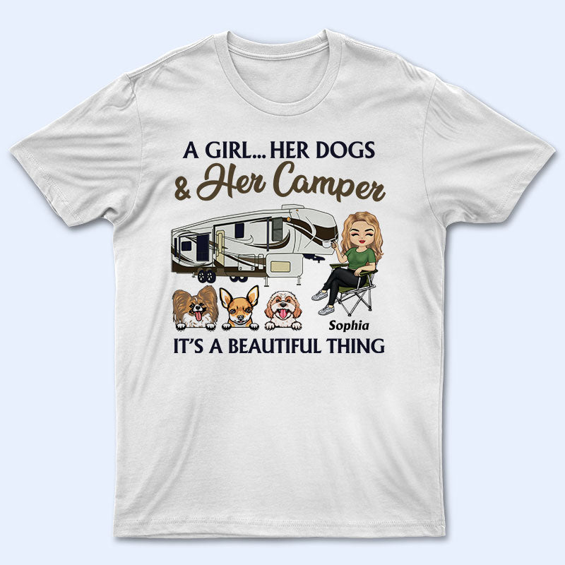 Dog cheap camping shirt