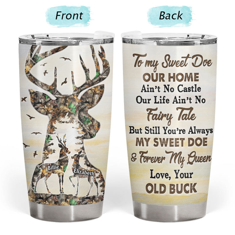 Custom Hunting Camo Acrylic Travel Mug (Personalized)