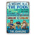 Poolside Proudly Serving Whatever You Bring Chibi Husband Wife Couple - Pool Sign - Personalized Custom Classic Metal Signs