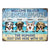 Welcome To Our Beach House Dogs - Gift For Dog Lovers - Personalized Custom Classic Metal Signs