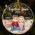 Together Since Husband Wife Christmas - Couple Gift - Personalized Custom Circle Acrylic Ornament