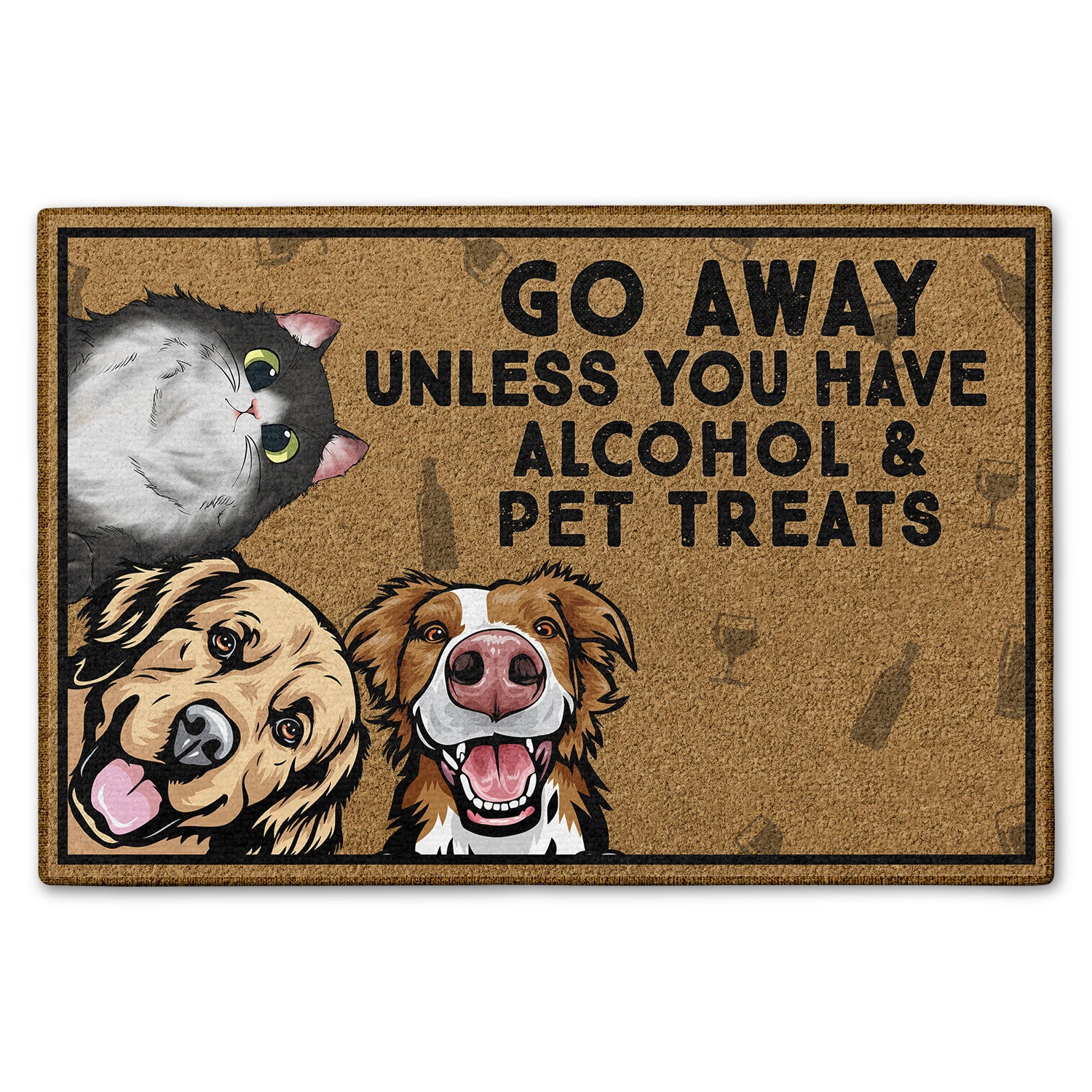 Personalized Rounded Door Mat - JetPrint