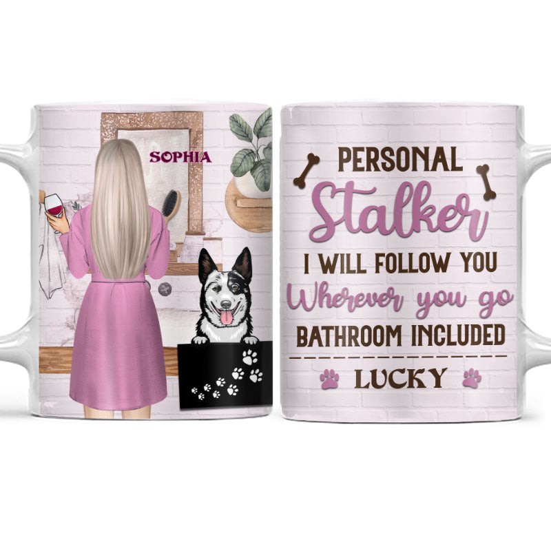 I Will Follow You - Gift For Dog Lovers - Personalized Custom Edge-to-Edge Mug