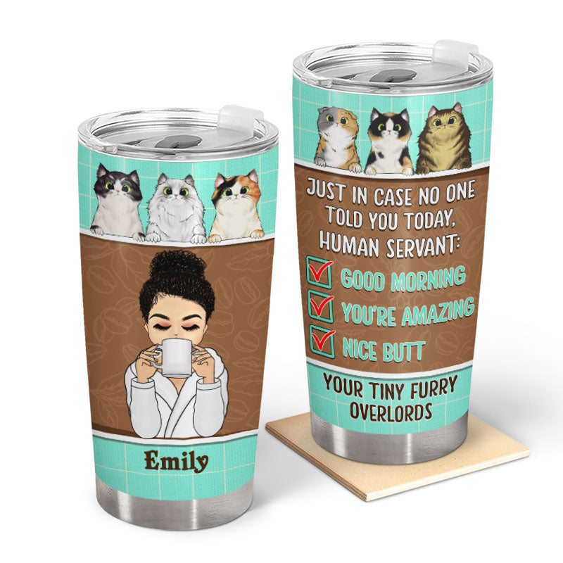 In Case No One Told You - Gift For Cat Lovers - Personalized Custom Tumbler