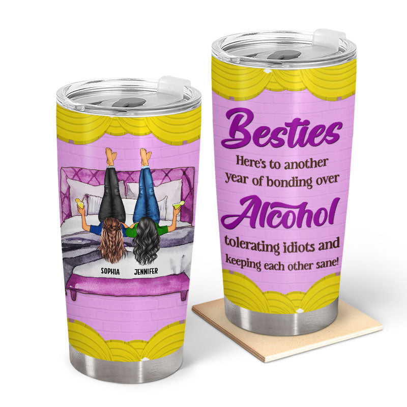 Keeping Each Other Sane - Gift For Besties, BFF - Personalized Custom Tumbler