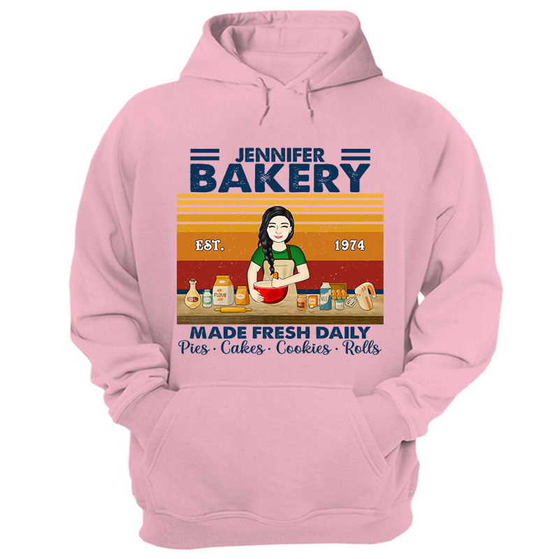Made Fresh Daily - Gift For Baking - Personalized Custom Hoodie