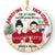 Annoying Still Going Strong - Christmas Couple Gift - Personalized Custom Circle Ceramic Ornament