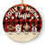 Jolly Motha Fluffa - Christmas Gift For Dog Lovers - Personalized Custom Circle Ceramic Ornament