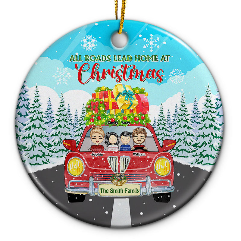 Personalized 2023 Christmas Ornament- House Ornaments Housewarming Gifts  for New House House Decor Home Decor All Roads Lead Home Christmas  Ornaments