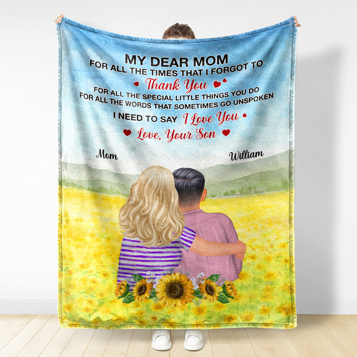 Dear Mom Thank You For Being My Superwoman - Birthday, Family Gift For -  Wander Prints™