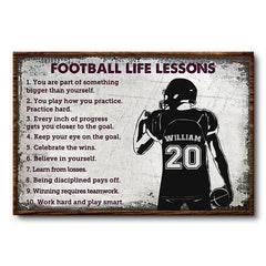 Life Really is a Game of Inches. Life-long lessons from football