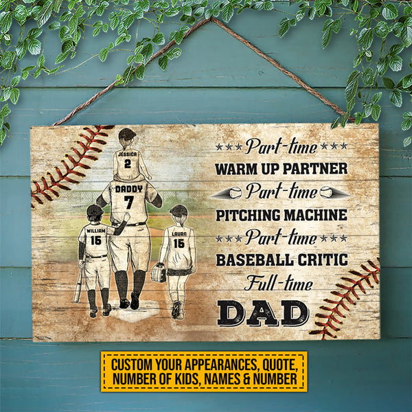 Personalized Baseball Dad And Son Thank You Custom Quote Customized Po -  Wander Prints™