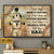 Personalized Baseball Dad And Son Full Time Dad Customized Poster