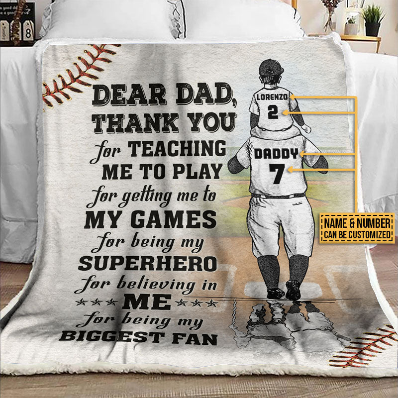 Custom baseball outlet blanket