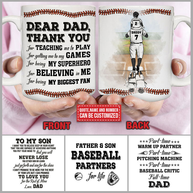 Baseball Dad, Gift For Baseball Lover - Part time warm up partner part time  pitching machine part time baseball critic full time dad