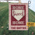 Personalized Baseball Home Sweet Home Customized Flag