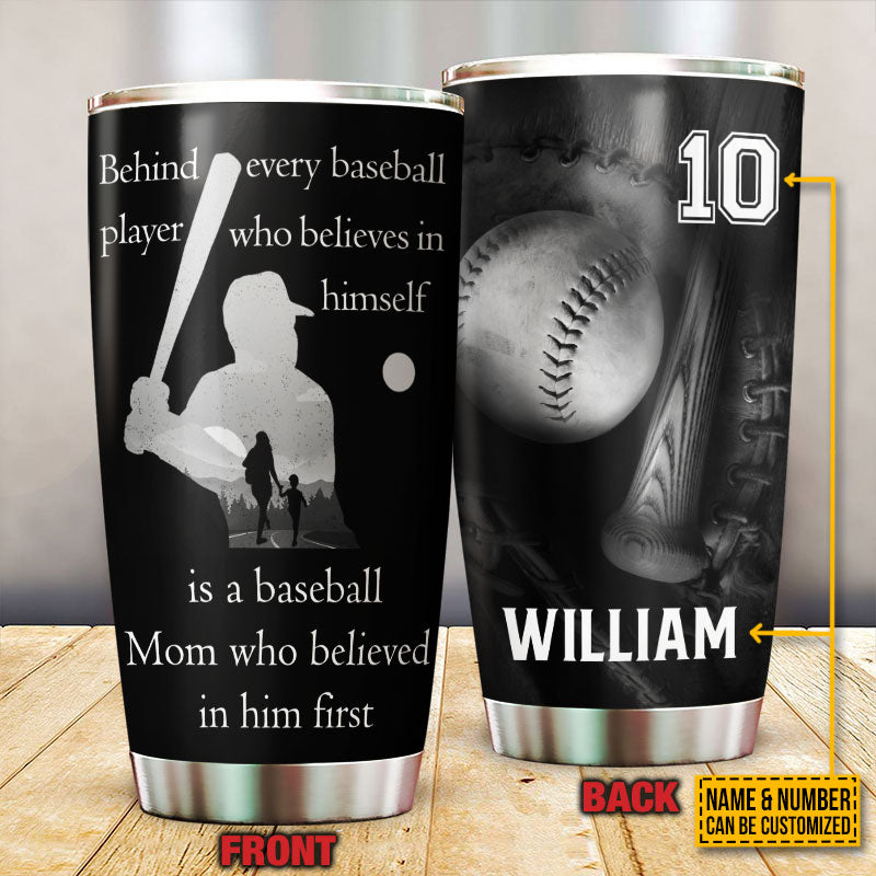 Personalized Baseball Mom Behind Every Baseball Player Custom