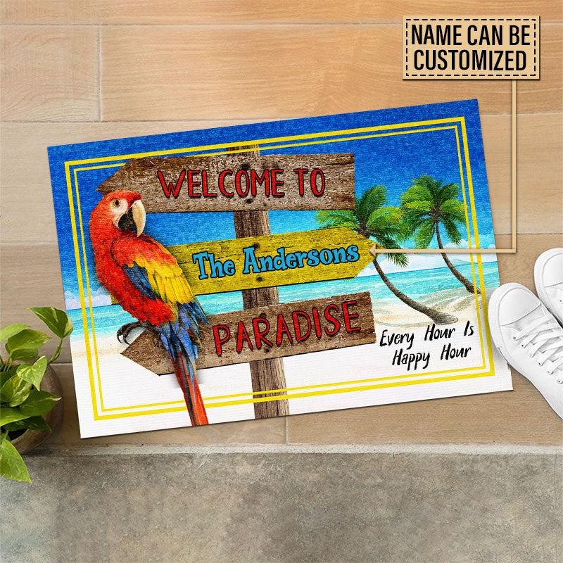 Custom Personalized Beach Door Mat