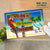 Personalized Beach Parrot Welcome To Paradise Custom Doormat